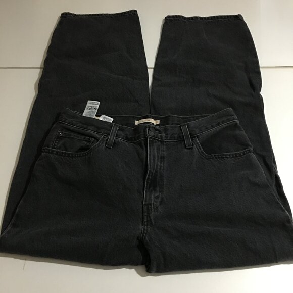 Levi's Premium Womens Baggy Dad Black Jeans Size 29W x 30L - Picture 2 of 13